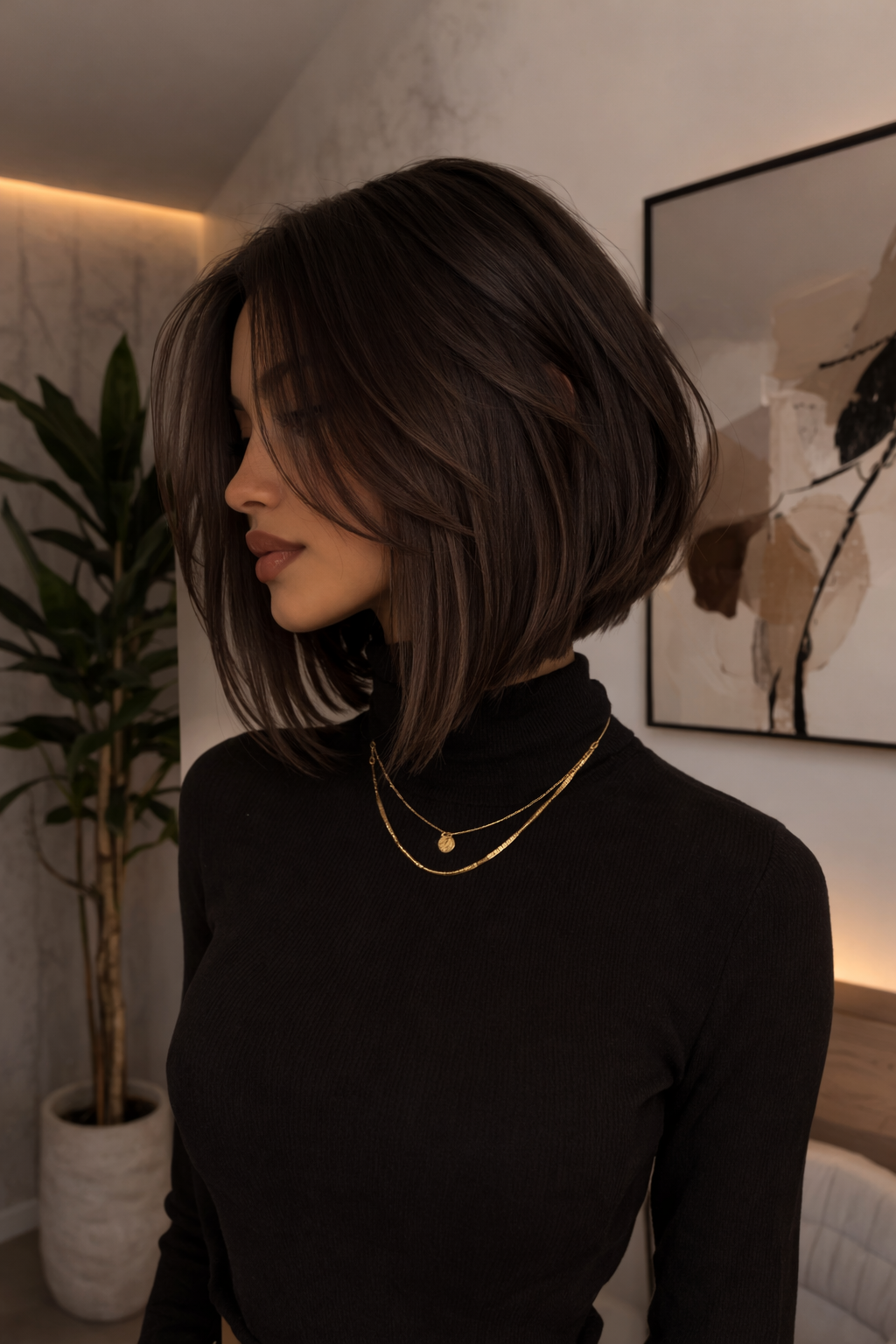 A-line bob haircut