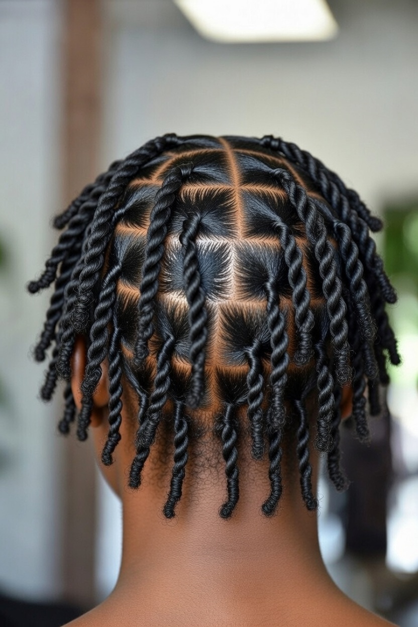 Starter Locs for 4c hair - The beginning of the loc journey. Patience rewarded.